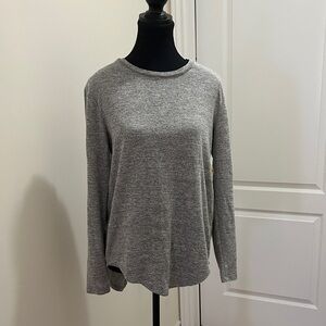 Free People grey marl Women's Long Sleeve Top